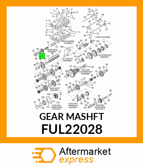 GEAR MASHFT FUL22028