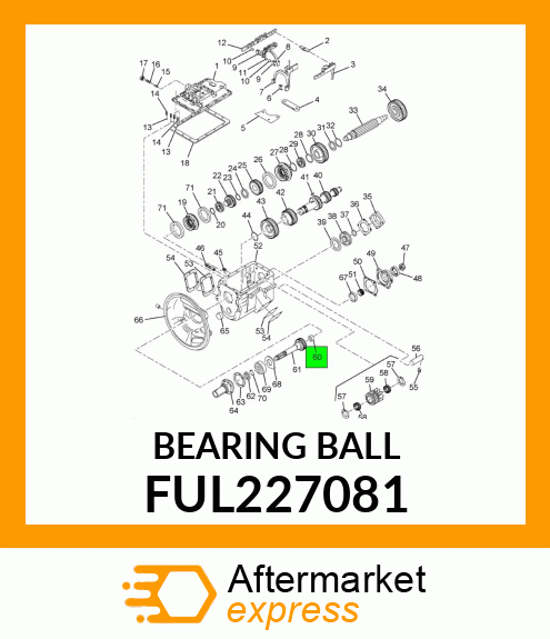 BEARING BALL FUL227081