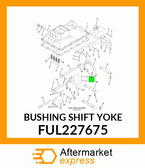 BUSHING SHIFT YOKE FUL227675