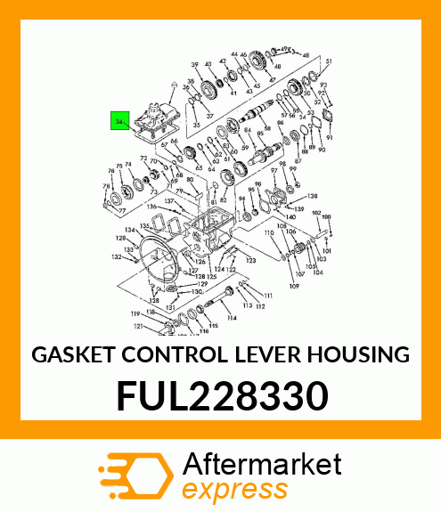 GASKET CONTROL LEVER HOUSING FUL228330