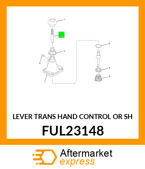 LEVER TRANS HAND CONTROL OR SH FUL23148