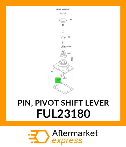 PIN, PIVOT SHIFT LEVER FUL23180