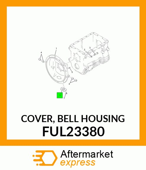 COVER, BELL HOUSING FUL23380