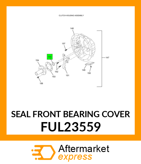 SEAL FRONT BEARING COVER FUL23559