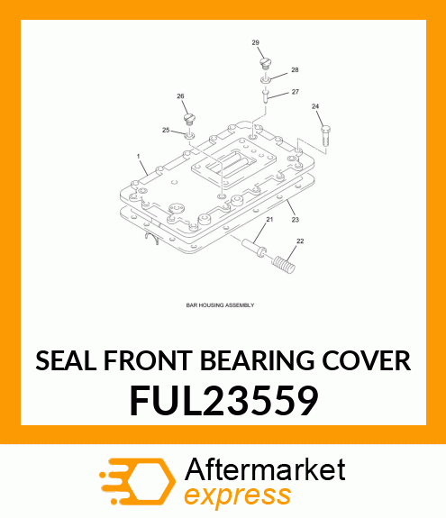 SEAL FRONT BEARING COVER FUL23559