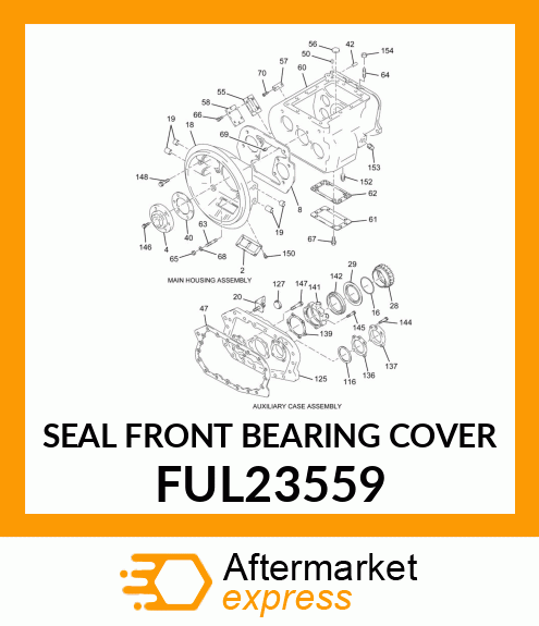 SEAL FRONT BEARING COVER FUL23559