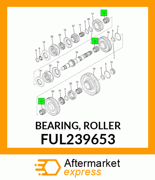 BEARING, ROLLER FUL239653