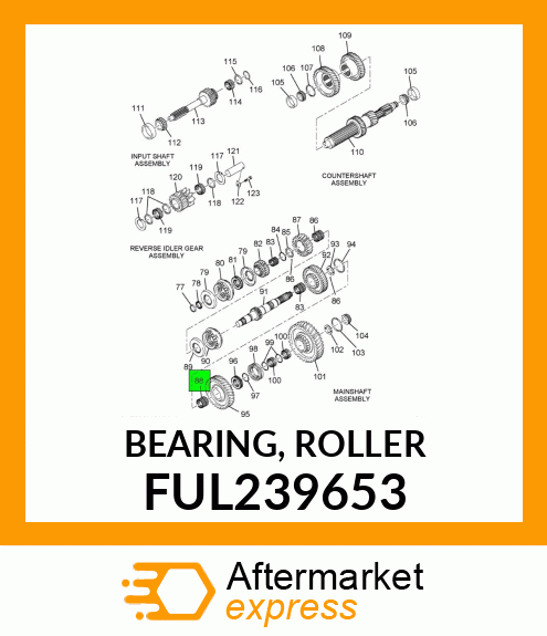 BEARING, ROLLER FUL239653