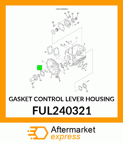 GASKET CONTROL LEVER HOUSING FUL240321