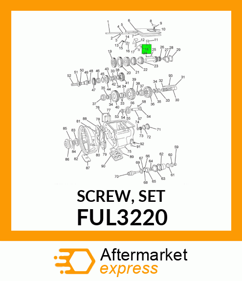 SCREW, SET FUL3220