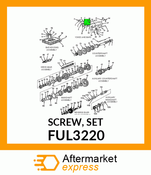 SCREW, SET FUL3220