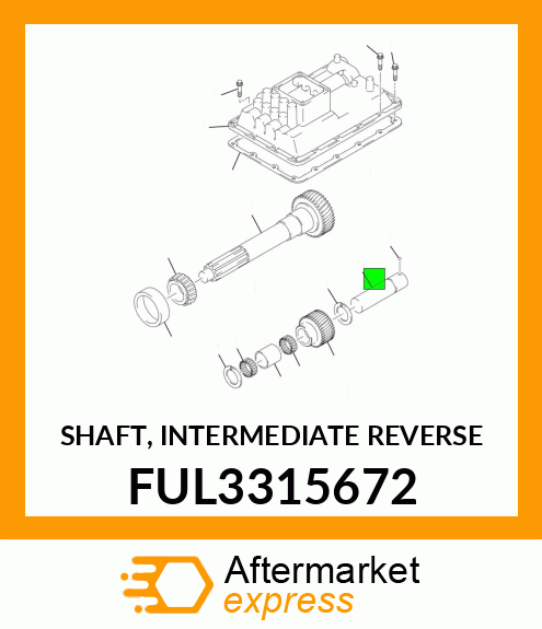 SHAFT, INTERMEDIATE REVERSE FUL3315672