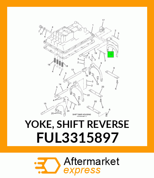 YOKE, SHIFT REVERSE FUL3315897