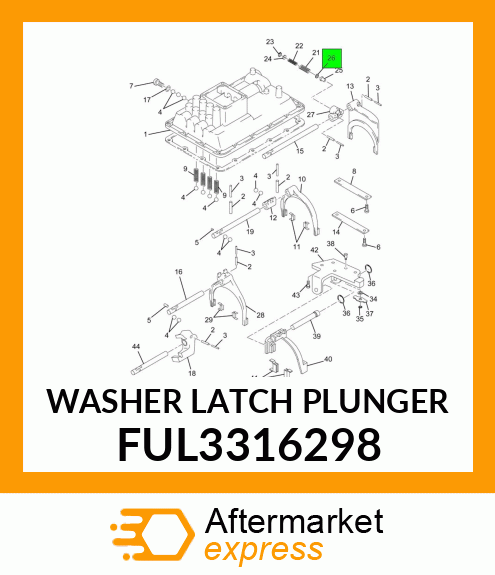WASHER LATCH PLUNGER FUL3316298