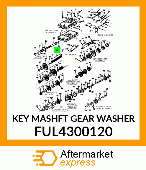 KEY MASHFT GEAR WASHER FUL4300120