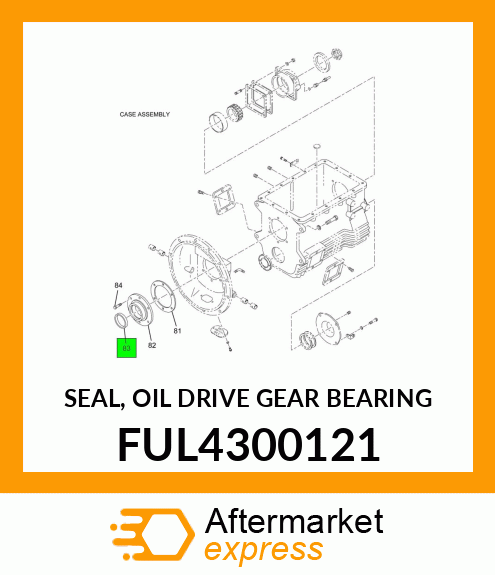 SEAL, OIL DRIVE GEAR BEARING FUL4300121