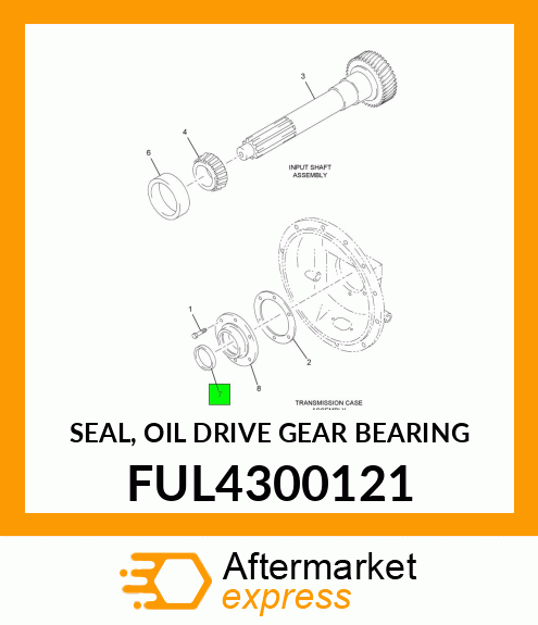 SEAL, OIL DRIVE GEAR BEARING FUL4300121