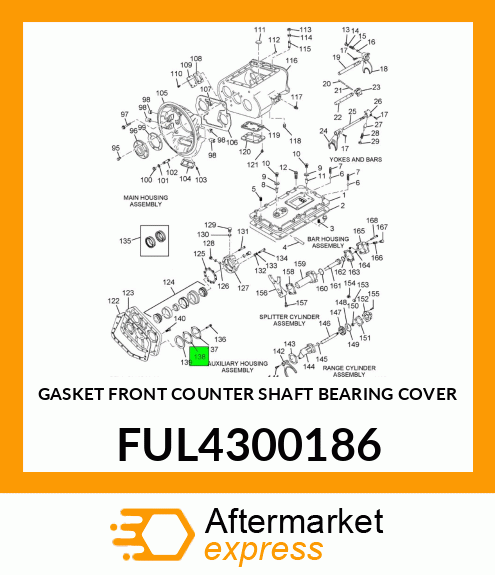 GASKET FRONT COUNTER SHAFT BEARING COVER FUL4300186