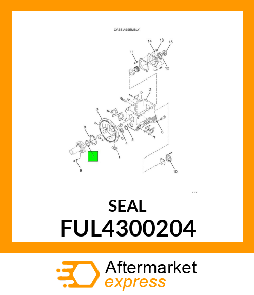 SEAL, OIL MAIN SHAFT BEARING FUL4300204