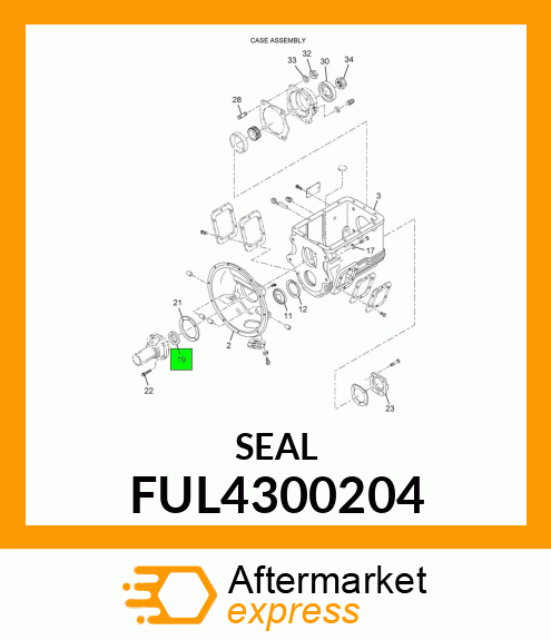 SEAL, OIL MAIN SHAFT BEARING FUL4300204