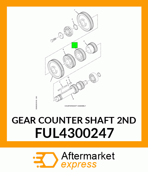 GEAR COUNTER SHAFT 2ND FUL4300247