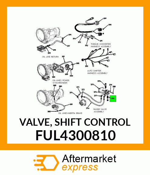 VALVE, SHIFT CONTROL FUL4300810