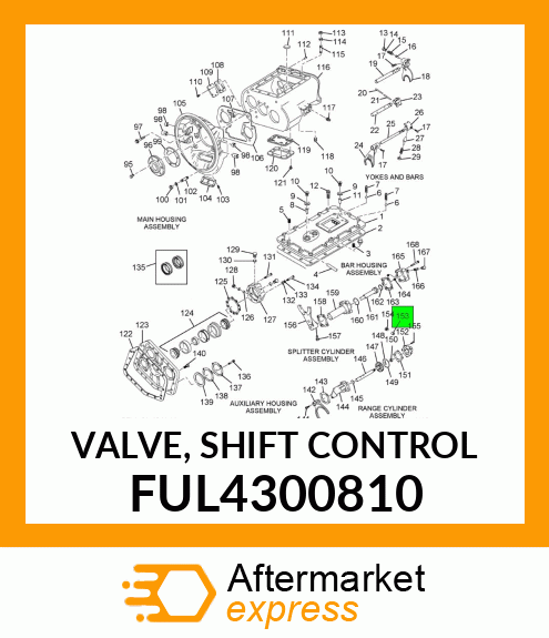 VALVE, SHIFT CONTROL FUL4300810