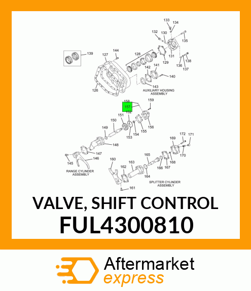 VALVE, SHIFT CONTROL FUL4300810