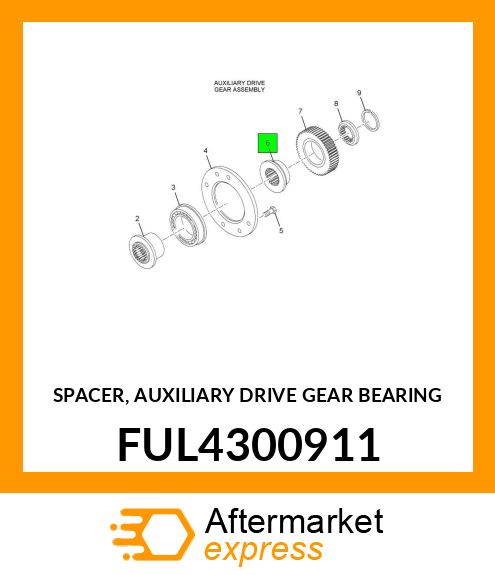 SPACER, AUXILIARY DRIVE GEAR BEARING FUL4300911