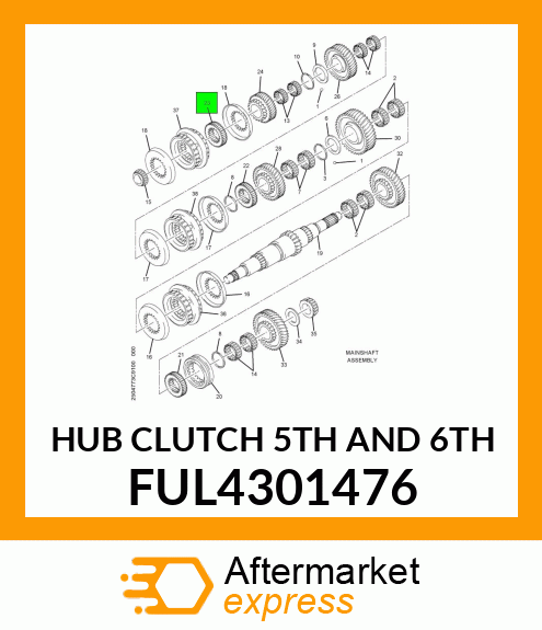 HUB CLUTCH 5TH AND 6TH FUL4301476