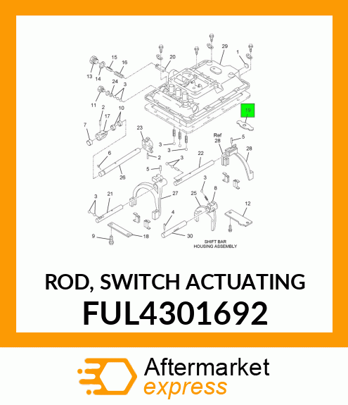 ROD, SWITCH ACTUATING FUL4301692