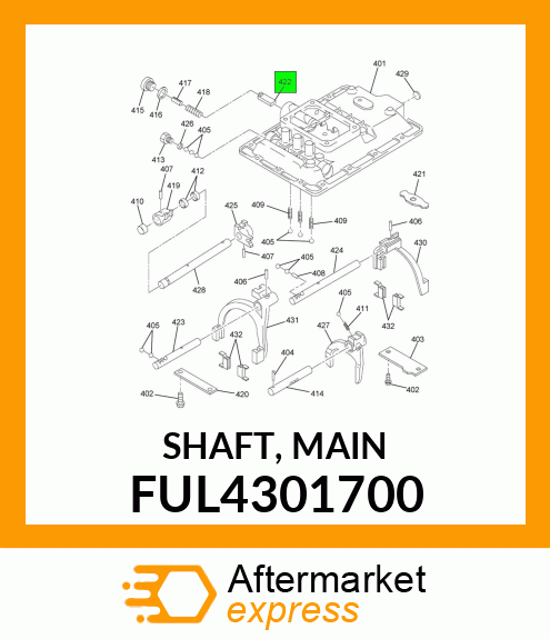 SHAFT, MAIN FUL4301700