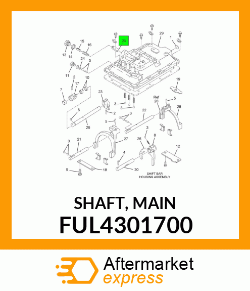 SHAFT, MAIN FUL4301700