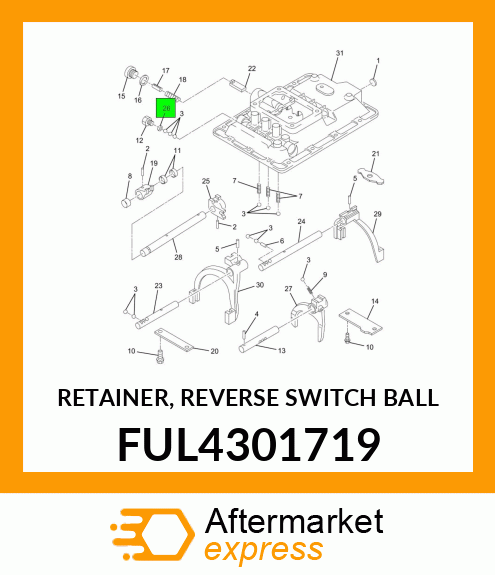 RETAINER, REVERSE SWITCH BALL FUL4301719