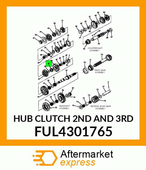 HUB CLUTCH 2ND AND 3RD FUL4301765