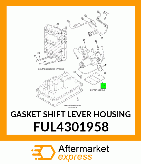 GASKET SHIFT LEVER HOUSING FUL4301958