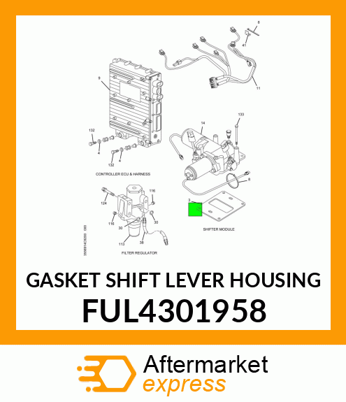 GASKET SHIFT LEVER HOUSING FUL4301958