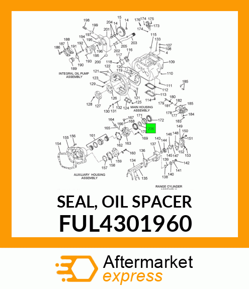 SEAL, OIL SPACER FUL4301960