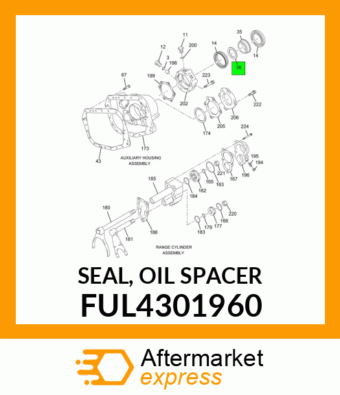 SEAL, OIL SPACER FUL4301960