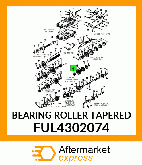 BEARING ROLLER TAPERED FUL4302074