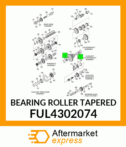 BEARING ROLLER TAPERED FUL4302074