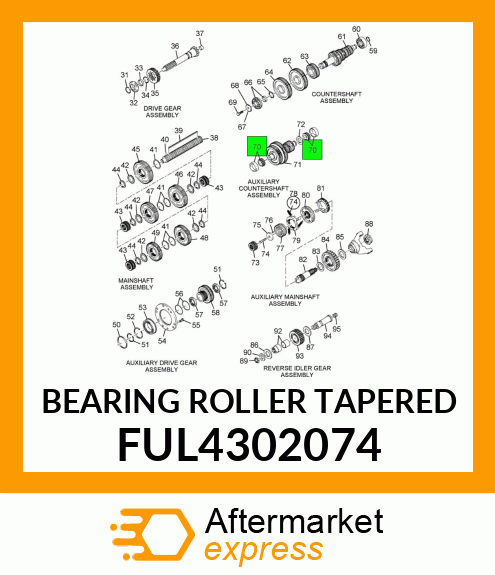 BEARING ROLLER TAPERED FUL4302074