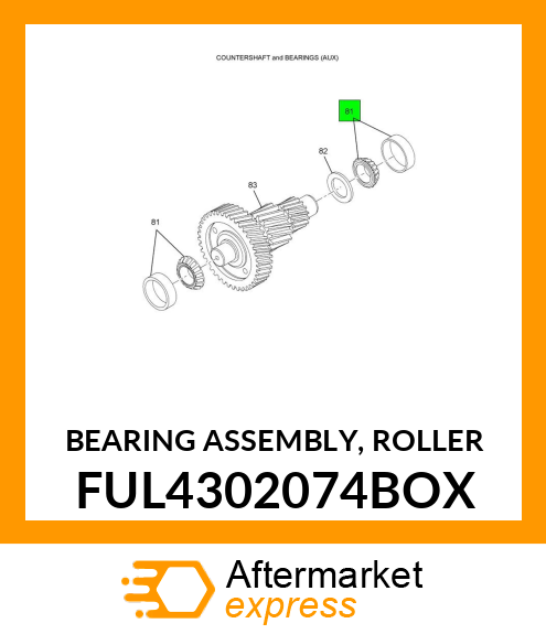 BEARING ASSEMBLY, ROLLER FUL4302074BOX
