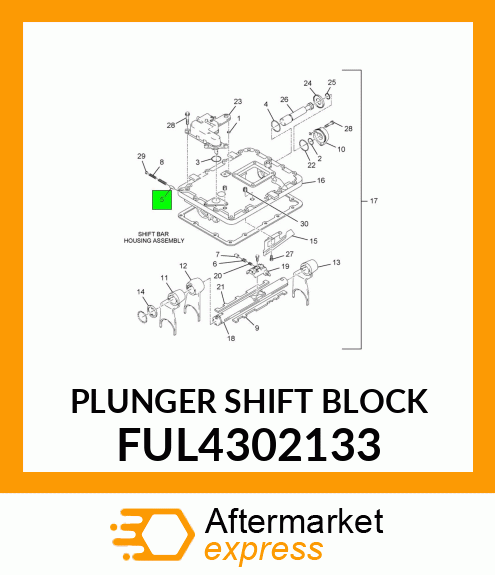 PLUNGER SHIFT BLOCK FUL4302133