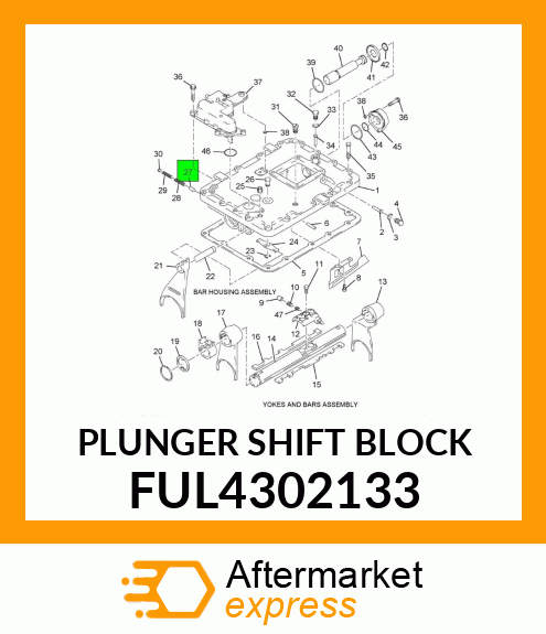 PLUNGER SHIFT BLOCK FUL4302133