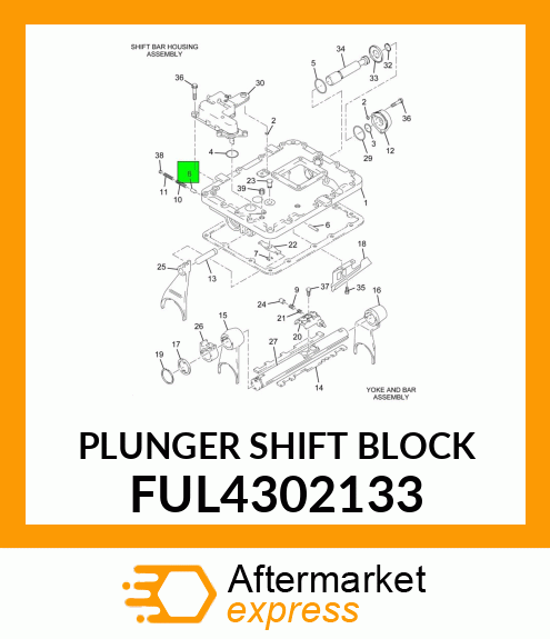 PLUNGER SHIFT BLOCK FUL4302133