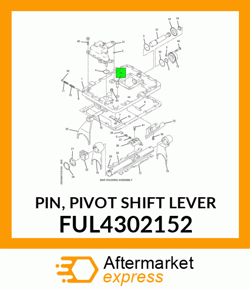 PIN, PIVOT SHIFT LEVER FUL4302152