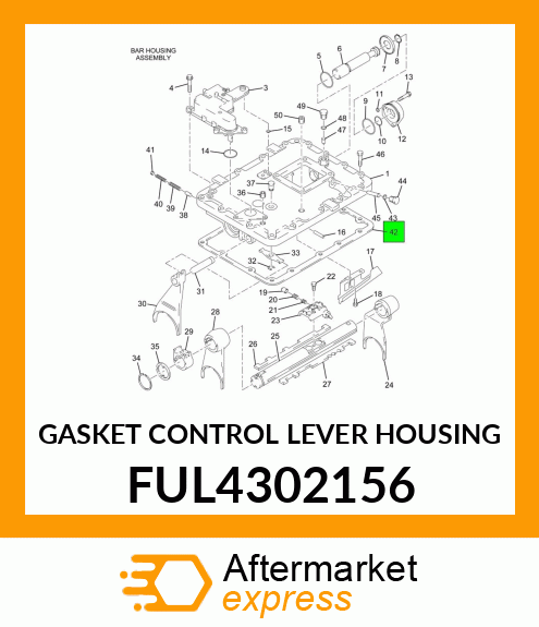 GASKET CONTROL LEVER HOUSING FUL4302156