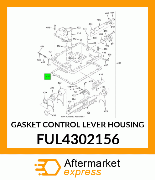 GASKET CONTROL LEVER HOUSING FUL4302156