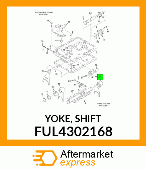 YOKE, SHIFT FUL4302168